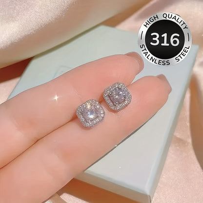 Elegant Cushion Halo Diamond Jewelry Set