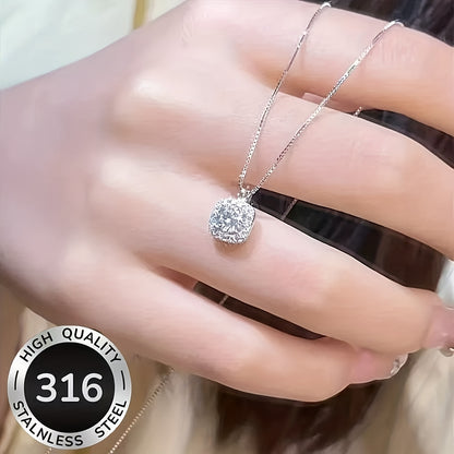 Elegant Cushion Halo Diamond Jewelry Set